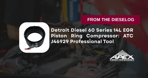 ATC J46929 Detroit Diesel 60 Series 14L EGR piston ring compressor tool